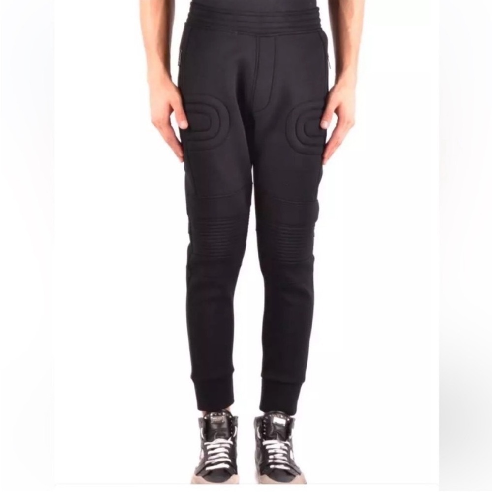 Neil Barett Biker Low Rise Black Pants Size‎ 40